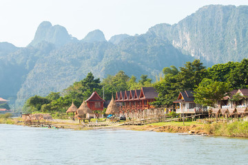beautiful landscape of Vang Vieng,Laos