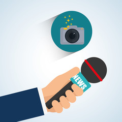 News design. Broadcasting concept. communication icon