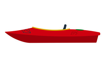 Naklejka premium Kayak vector illustration.