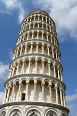Fototapeta na wymiar Schiefer Turm in Pisa 