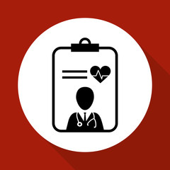 Medical design. Care icon. Health concept