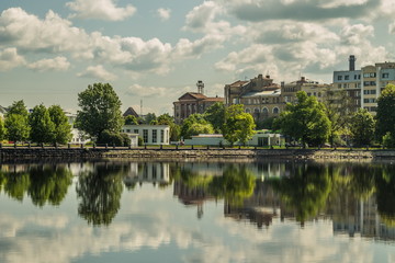 Russia Vyborg city summer