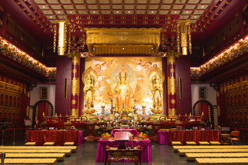 interior of the Buddha