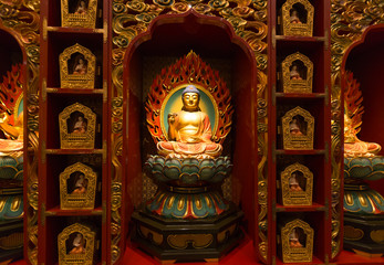 Fototapeta na wymiar interior of the Buddha