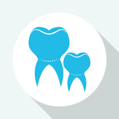 Dental care design. health concept. medical care icon