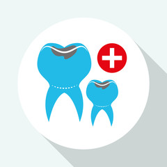 Dental care design. health concept. medical care icon