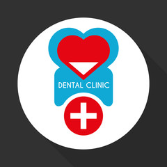 Dental care design. health concept. medical care icon