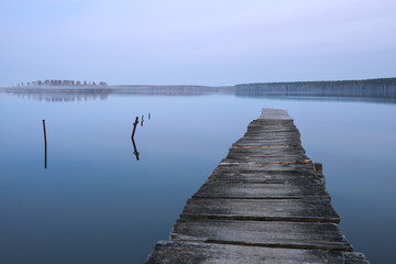 Fototapeta premium old wooden pier