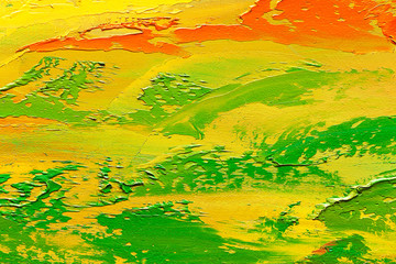 Naklejka premium abstract oil paint texture on canvas, background