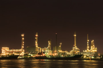 Obraz premium A oil refinery factory in Thailand