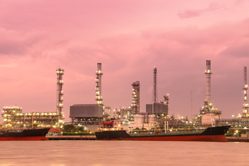Naklejka premium A oil refinery factory in Thailand