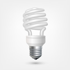 Fluorescent energy saving light bulb