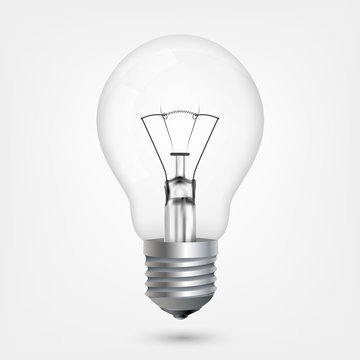 Incandescent energy saving light bulb