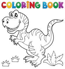 Coloring book dinosaur theme 5