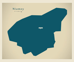 Modern Map - Niamey NE