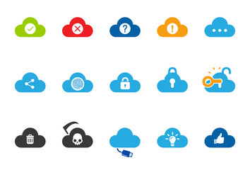 Cloud Service icons - Illustration Set 2