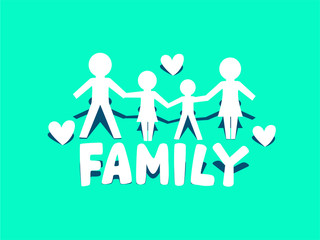 Vector Illustration of Family Icon Logo