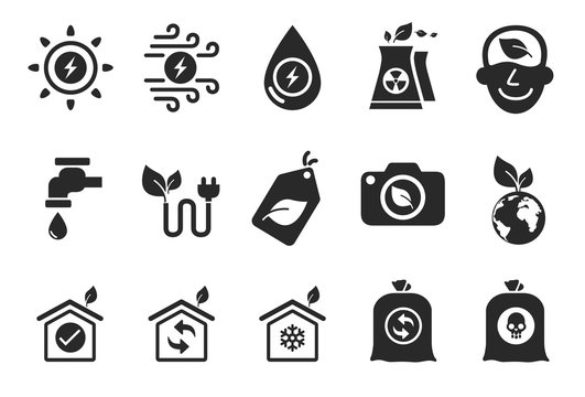 Eco friendly icons - Illustration