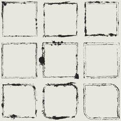 Grunge Frame Set