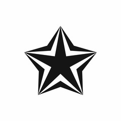Obraz premium Star icon, simple style