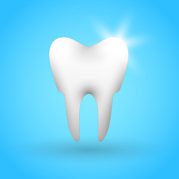 Vector tooth illustration