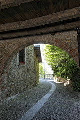 Fototapeta na wymiar Montevecchia (Lecco, Lombardy, Italy): historic village