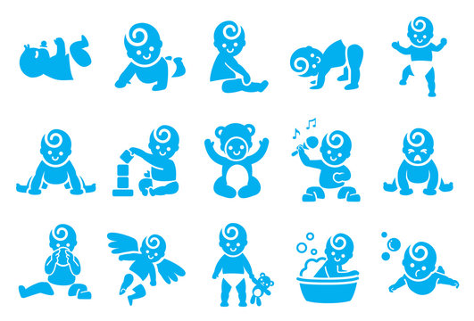 Baby Activities Icons
