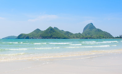 Beach and tropical sea in thailand