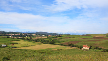 Fototapeta na wymiar Countryside near Tonanes, Cantabria, Spain 