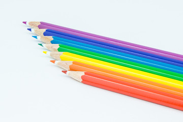 Fototapeta premium Close up of Coloured Pencils