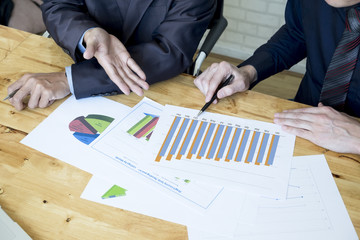 Business team discussing their ideas in office. Working collabor