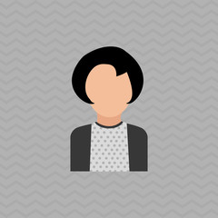 Woman icon design 