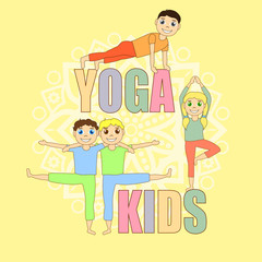 Yoga kids set. 