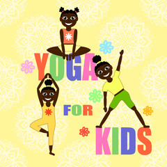 Yoga kids set.