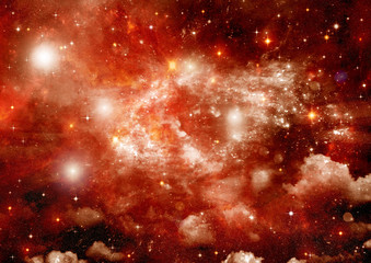 galaxy in a free space