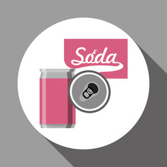 Soda design. Drink concept. white background