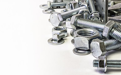 Each threaded fasteners bolts nuts.