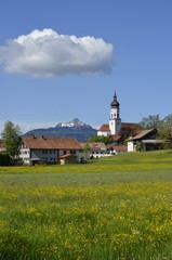 Frühling in Wertach im  Allgäu