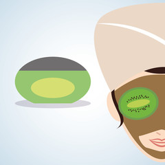Spa center design. health icon. Isolated illustration , editable vector