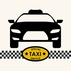 Taxi  design. cab concept. transportation icon , editanle vector