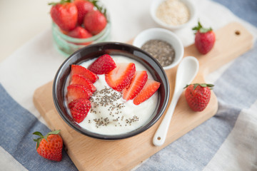 Joghurt mit Beeren 