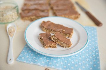 Müsli Schokoladen Riegel 