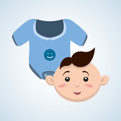 Baby shower design. invitation design.  isolated illustration