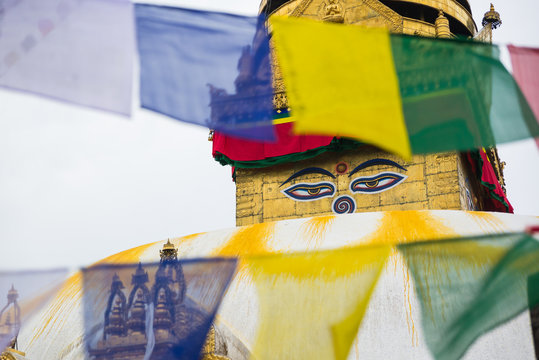 Buddha Eye at Swayambhunath,Nepal