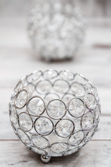 Candle Holders with Crystals