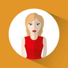 Avatar design. cartoon icon. Person illustration