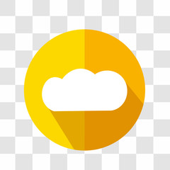 Cloud Icon. Weather Forecast. Vector Illustration.