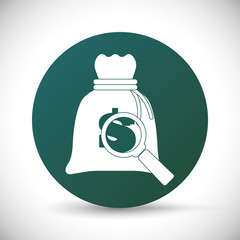 Money design. value icon. Flat illustration , vector