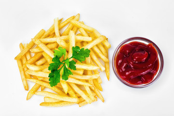 French Fries with Ketchup