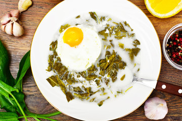 Sorrel Soup with Egg